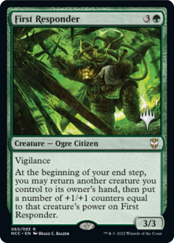 First Responder (Promo Pack) [Streets of New Capenna Commander Promos]