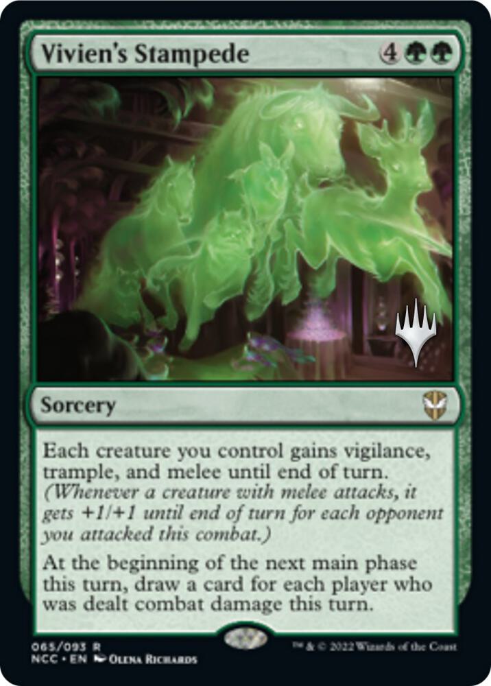 Vivien's Stampede (Promo Pack) [Streets of New Capenna Commander Promos]