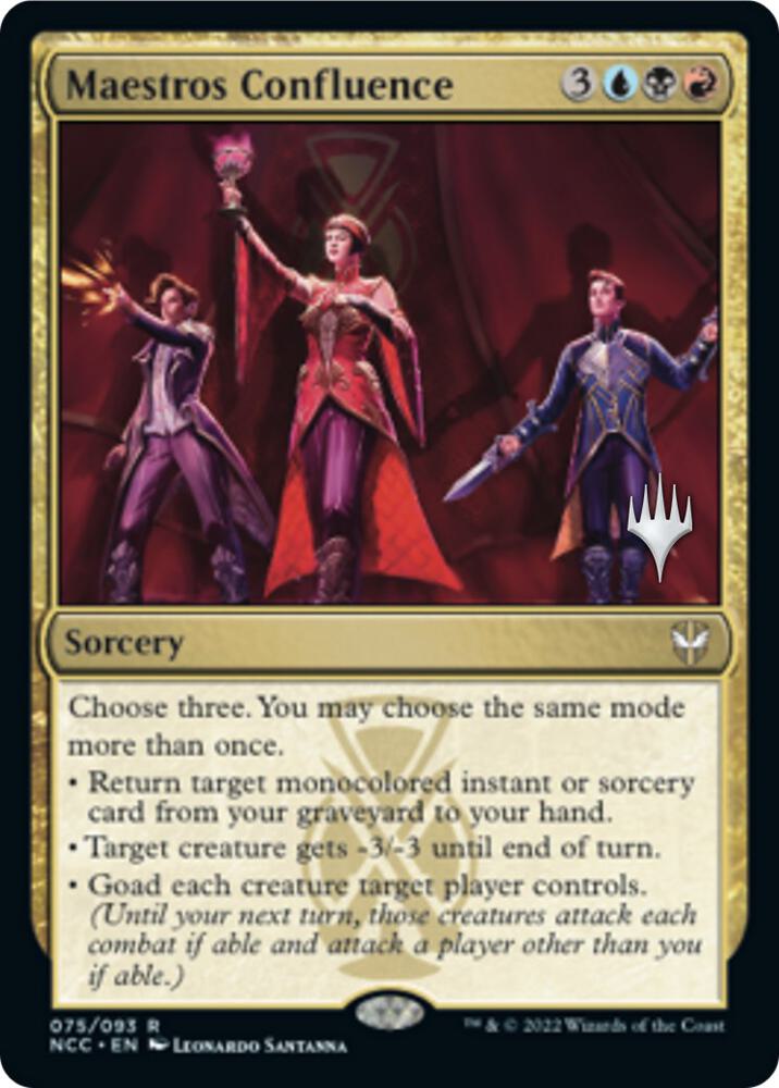 Maestros Confluence (Promo Pack) [Streets of New Capenna Commander Promos]