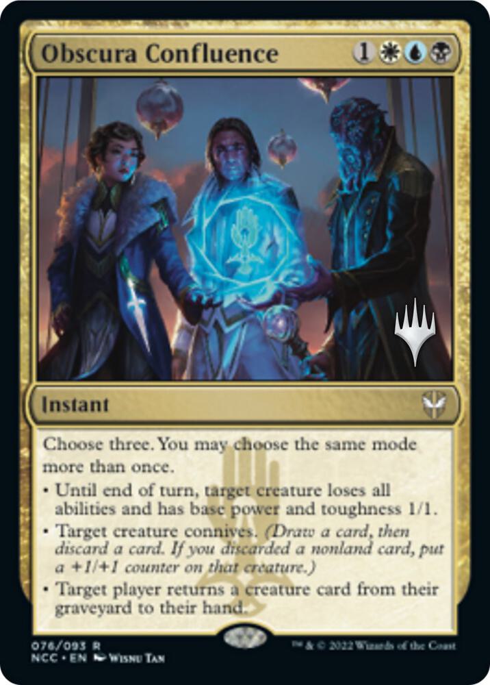 Obscura Confluence (Promo Pack) [Streets of New Capenna Commander Promos]