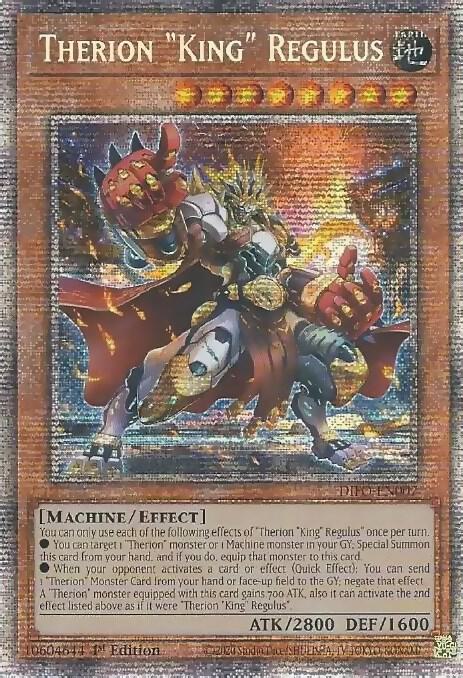 Therion King Regulus [DIFO-EN007] Starlight Rare
