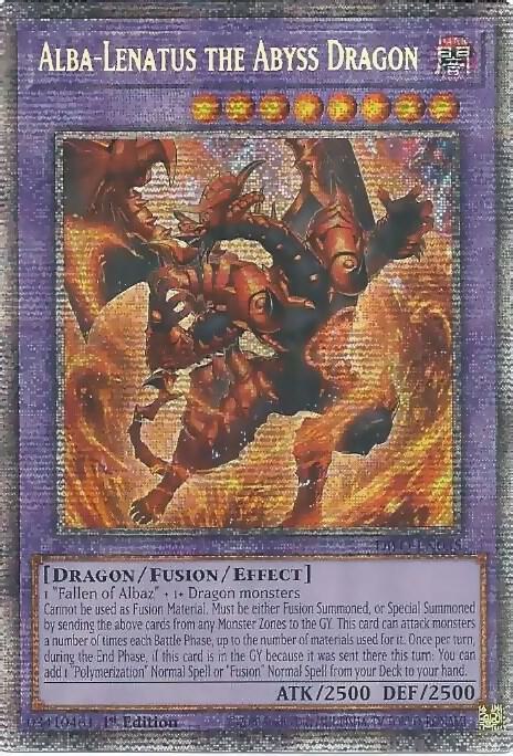 Alba-Lenatus the Abyss Dragon [DIFO-EN035] Starlight Rare