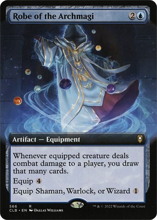 Robe of the Archmagi (Extended Art) [Commander Legends: Battle for Baldur's Gate]
