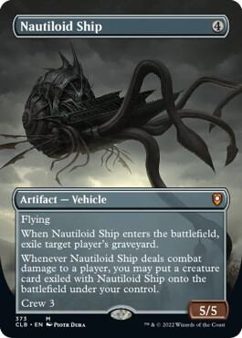 Nautiloid Ship (Borderless Alternate Art) [Commander Legends: Battle for Baldur's Gate]