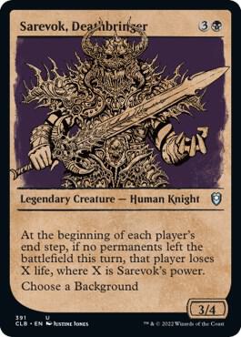 Sarevok, Deathbringer (Showcase) [Commander Legends: Battle for Baldur's Gate]