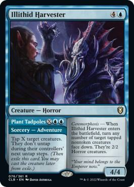 Illithid Harvester // Plant Tadpoles [Commander Legends: Battle for Baldur's Gate]