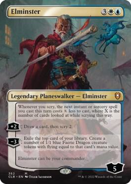 Elminster (Borderless) [Commander Legends: Battle for Baldur's Gate]