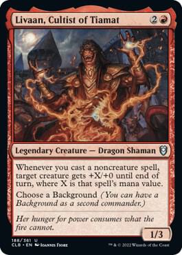 Livaan, Cultist of Tiamat [Commander Legends: Battle for Baldur's Gate]