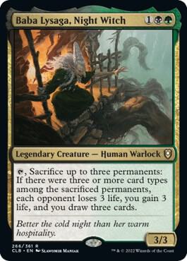 Baba Lysaga, Night Witch [Commander Legends: Battle for Baldur's Gate]