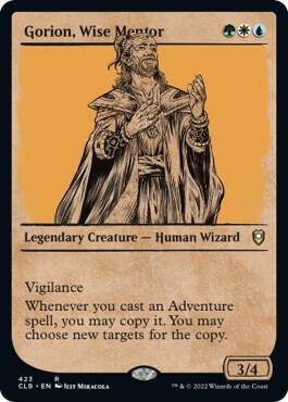 Gorion, Wise Mentor (Showcase) [Commander Legends: Battle for Baldur's Gate]