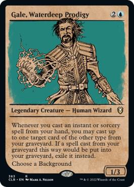 Gale, Waterdeep Prodigy (Showcase) [Commander Legends: Battle for Baldur's Gate]
