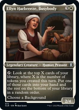 Ellyn Harbreeze, Busybody (Foil Etched) [Commander Legends: Battle for Baldur's Gate]