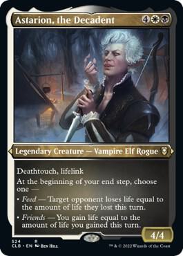 Astarion, the Decadent (Foil Etched) [Commander Legends: Battle for Baldur's Gate]