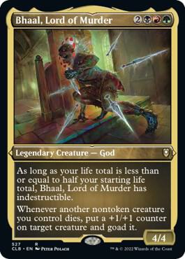 Bhaal, Lord of Murder (Foil Etched) [Commander Legends: Battle for Baldur's Gate]