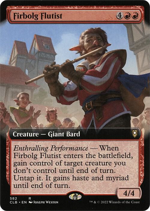 Firbolg Flutist (Extended Art) [Commander Legends: Battle for Baldur's Gate]