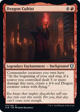 Dragon Cultist [Commander Legends: Battle for Baldur's Gate]