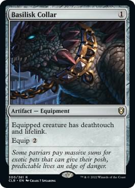 Basilisk Collar [Commander Legends: Battle for Baldur's Gate]