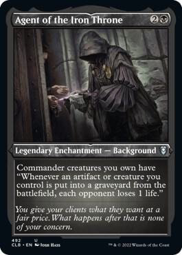 Agent of the Iron Throne (Foil Etched) [Commander Legends: Battle for Baldur's Gate]
