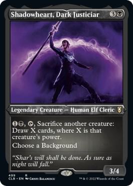 Shadowheart, Dark Justiciar (Foil Etched) [Commander Legends: Battle for Baldur's Gate]