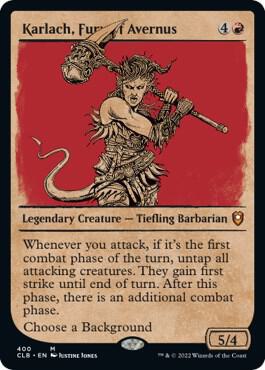 Karlach, Fury of Avernus (Showcase) [Commander Legends: Battle for Baldur's Gate]