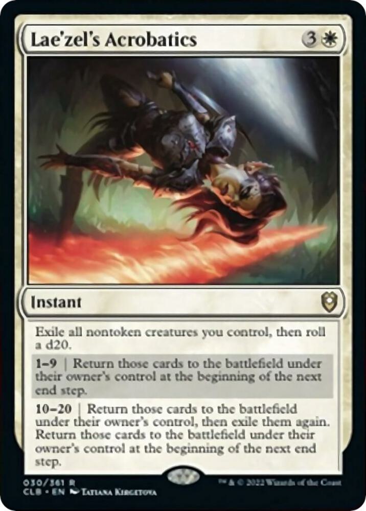 Lae'zel's Acrobatics [Commander Legends: Battle for Baldur's Gate]