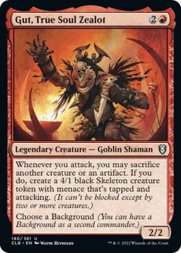 Gut, True Soul Zealot [Commander Legends: Battle for Baldur's Gate]