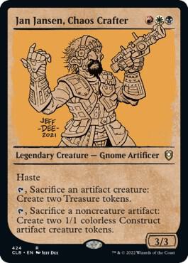 Jan Jansen, Chaos Crafter (Showcase) [Commander Legends: Battle for Baldur's Gate]