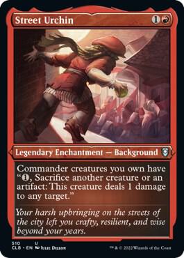 Street Urchin (Foil Etched) [Commander Legends: Battle for Baldur's Gate]