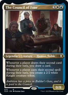 The Council of Four (Foil Etched) [Commander Legends: Battle for Baldur's Gate]