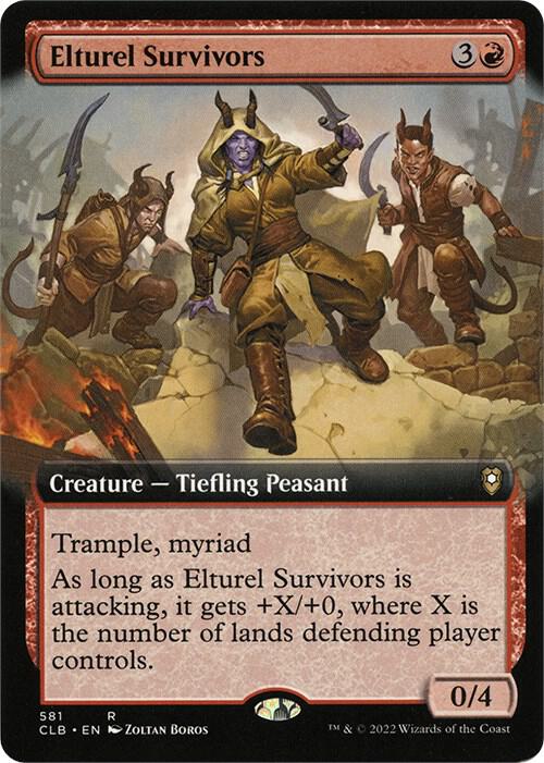 Elturel Survivors (Extended Art) [Commander Legends: Battle for Baldur's Gate]