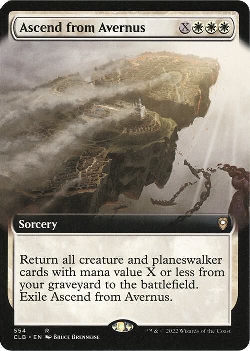 Ascend from Avernus (Extended Art) [Commander Legends: Battle for Baldur's Gate]