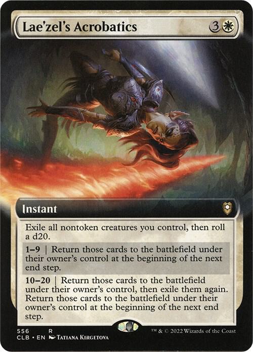 Lae'zel's Acrobatics (Extended Art) [Commander Legends: Battle for Baldur's Gate]