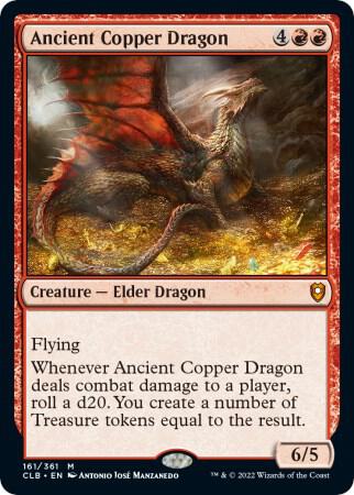 Ancient Copper Dragon [Commander Legends: Battle for Baldur's Gate]