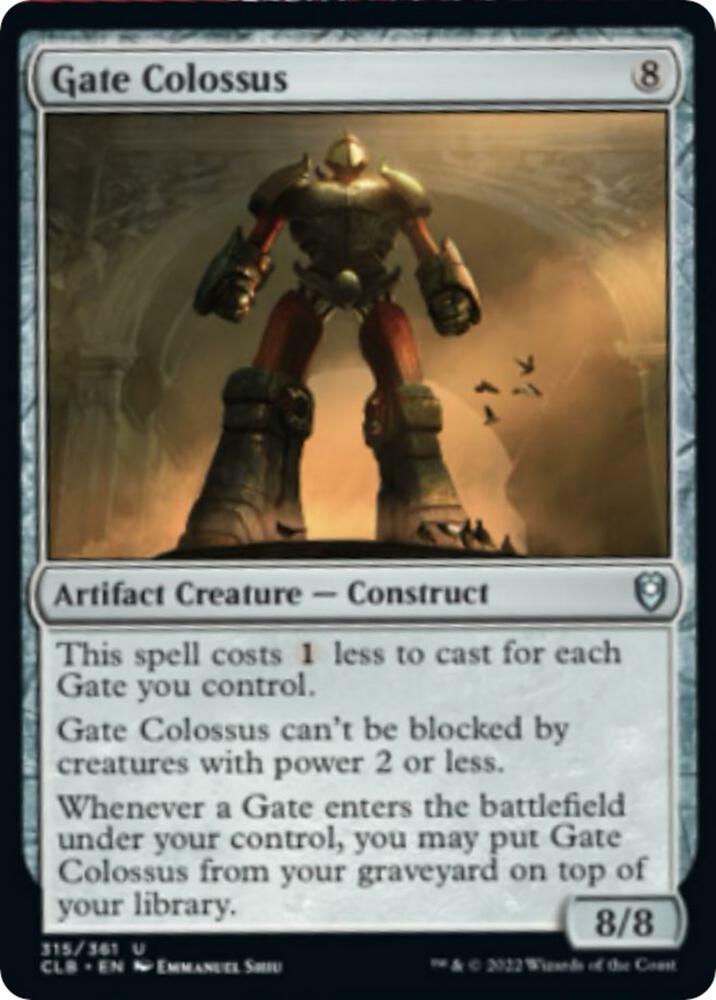 Gate Colossus [Commander Legends: Battle for Baldur's Gate]