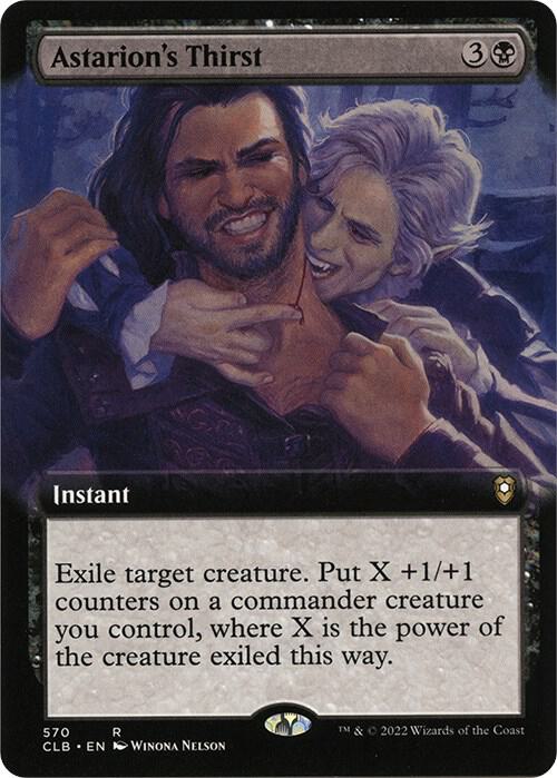 Astarion's Thirst (Extended Art) [Commander Legends: Battle for Baldur's Gate]