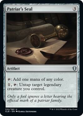 Patriar's Seal [Commander Legends: Battle for Baldur's Gate]