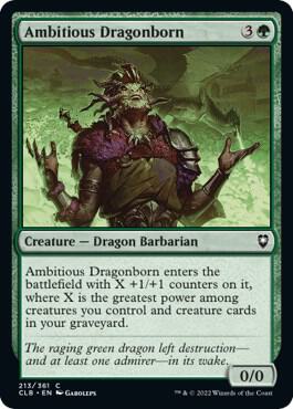 Ambitious Dragonborn [Commander Legends: Battle for Baldur's Gate]