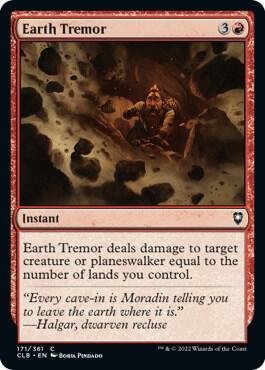 Earth Tremor [Commander Legends: Battle for Baldur's Gate]