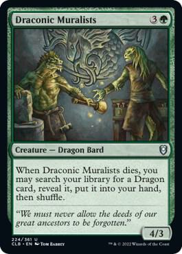 Draconic Muralists [Commander Legends: Battle for Baldur's Gate]