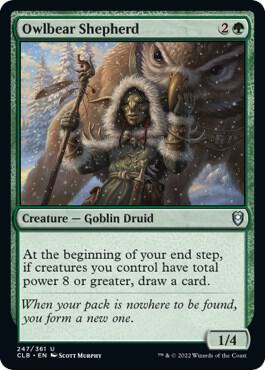 Owlbear Shepherd [Commander Legends: Battle for Baldur's Gate]