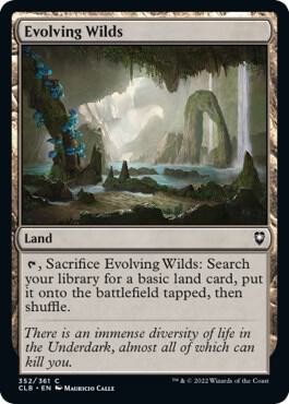 Evolving Wilds [Commander Legends: Battle for Baldur's Gate]