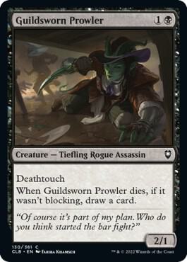 Guildsworn Prowler [Commander Legends: Battle for Baldur's Gate]
