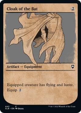 Cloak of the Bat (Showcase) [Commander Legends: Battle for Baldur's Gate]