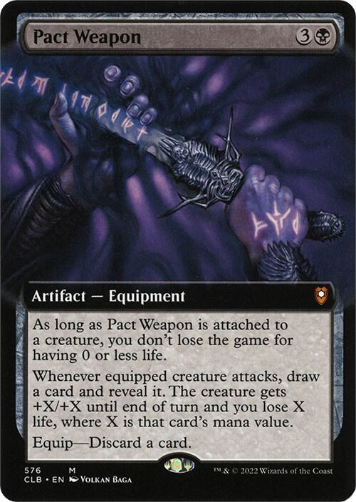 Pact Weapon (Extended Art) [Commander Legends: Battle for Baldur's Gate]