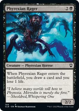 Phyrexian Rager [Commander Legends: Battle for Baldur's Gate]