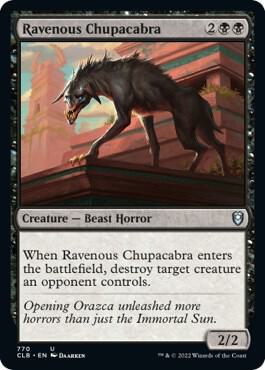 Ravenous Chupacabra [Commander Legends: Battle for Baldur's Gate]