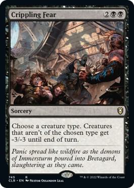 Crippling Fear [Commander Legends: Battle for Baldur's Gate]