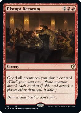 Disrupt Decorum [Commander Legends: Battle for Baldur's Gate]