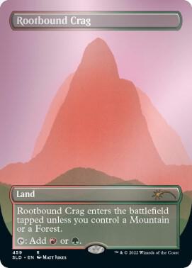 Rootbound Crag (Borderless) [Secret Lair Drop Series]