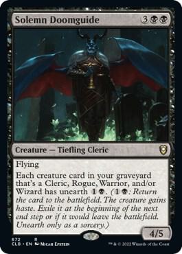 Solemn Doomguide [Commander Legends: Battle for Baldur's Gate]
